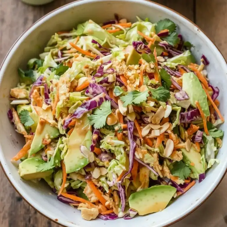 Thai Salad with Avocado Recipe - Refreshing Shredded Zest