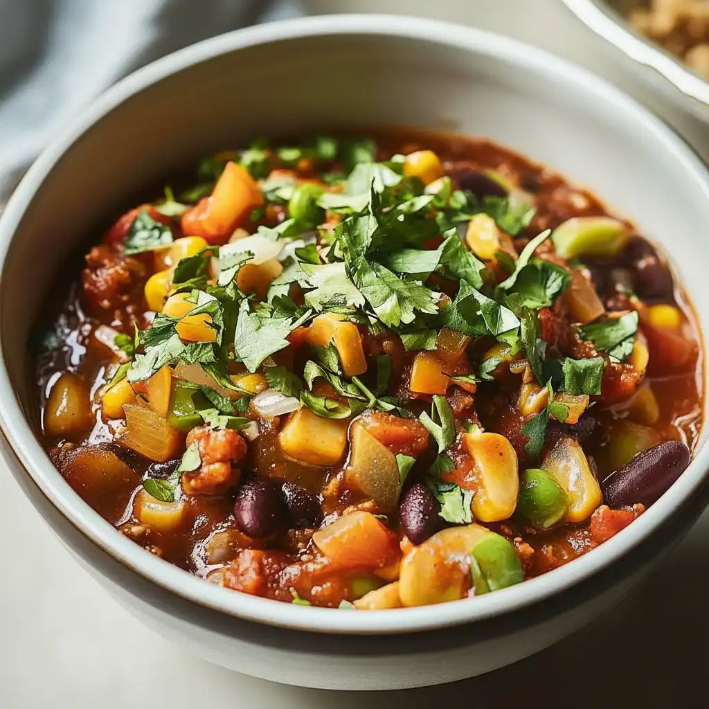 Vegetarian Chili Recipe | Hearty Bowl