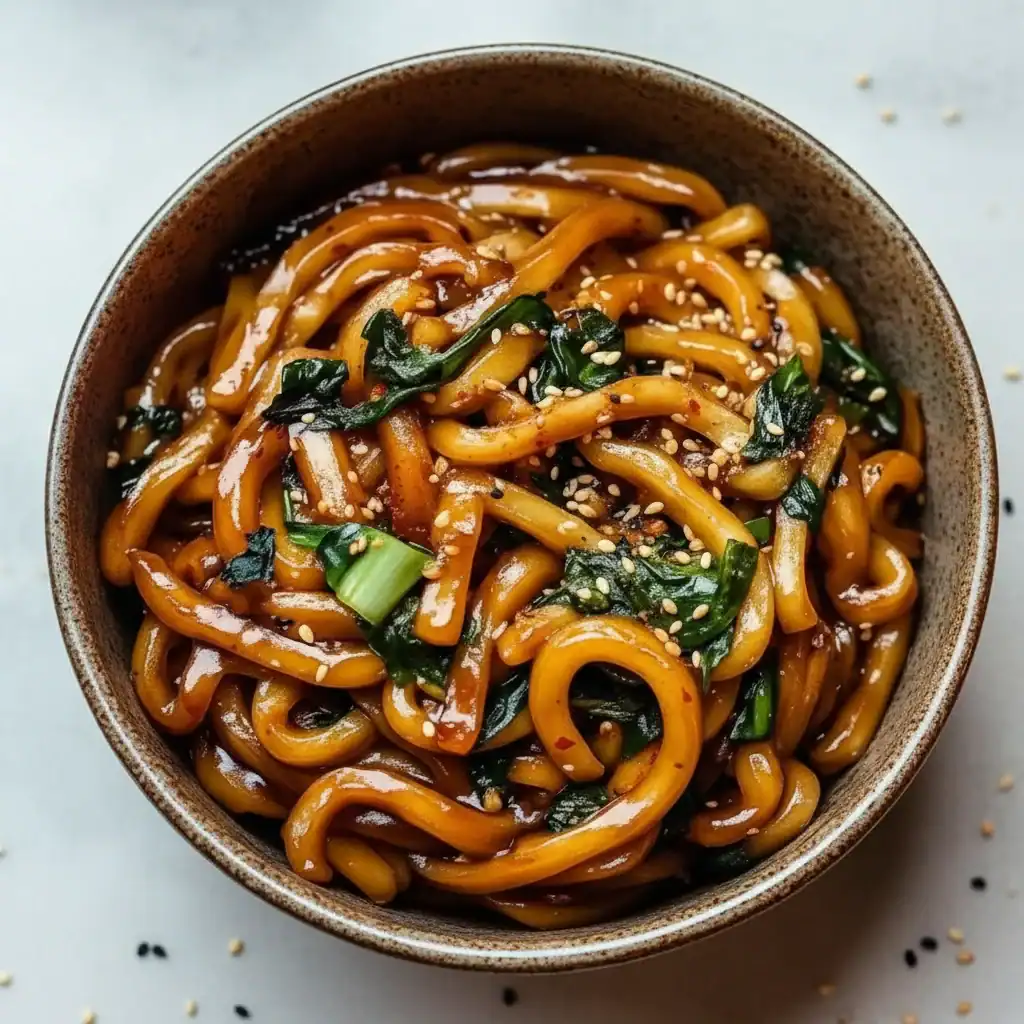 Yaki Udon Noodle Recipe - Japanese Stir Fry Comfort