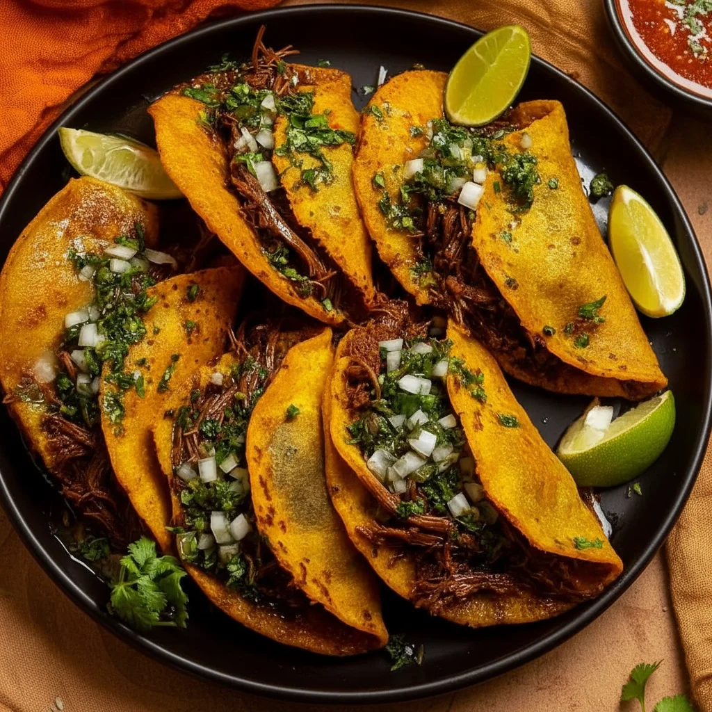 Authentic Beef Birria Tacos