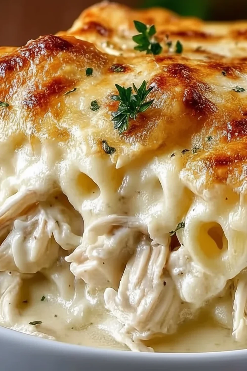 Baked Chicken Alfredo Casserole