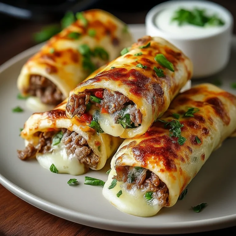 Cheesy Philly Cheesesteak Roll Ups