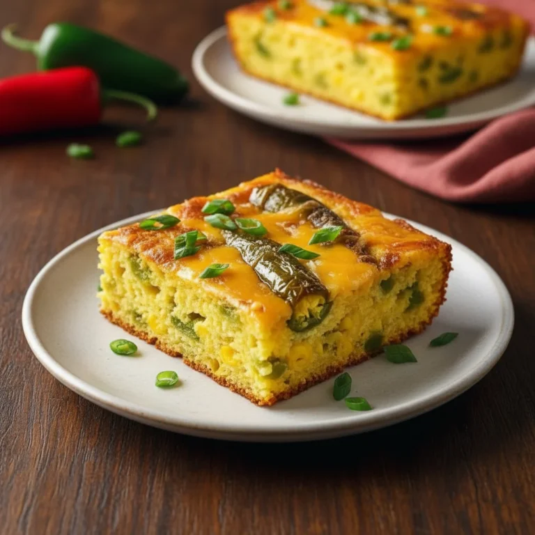 Cheesy Stuffed Chile Casserole