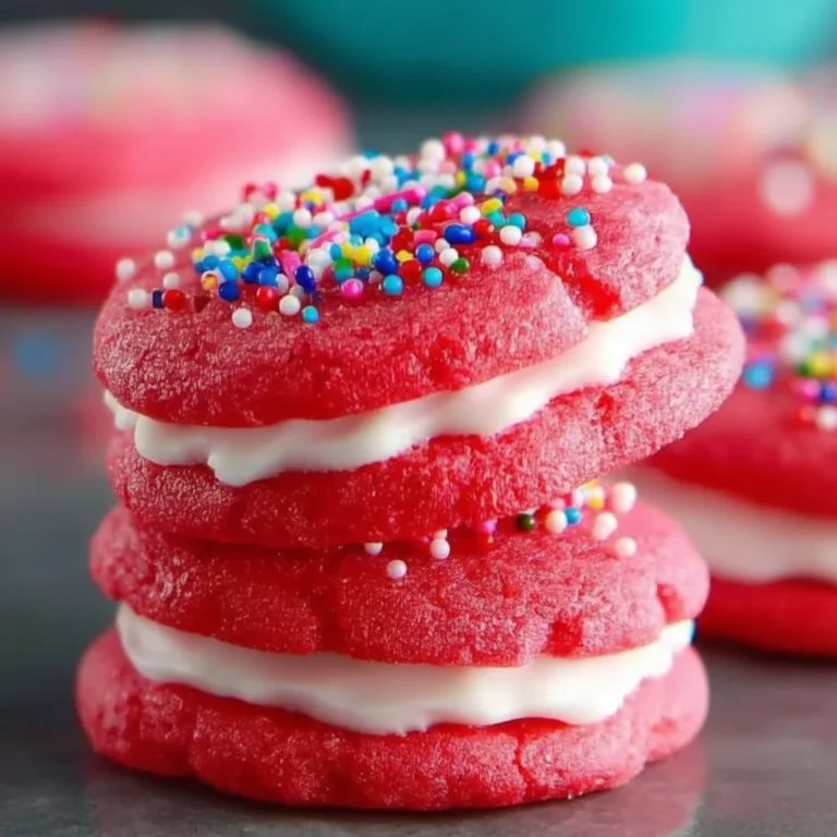 Colorful Raspberry Jello Sugar Cookies
