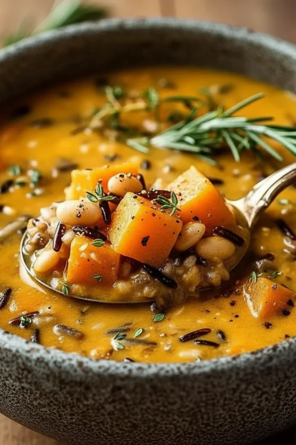 Pumpkin Wild Rice Soup
