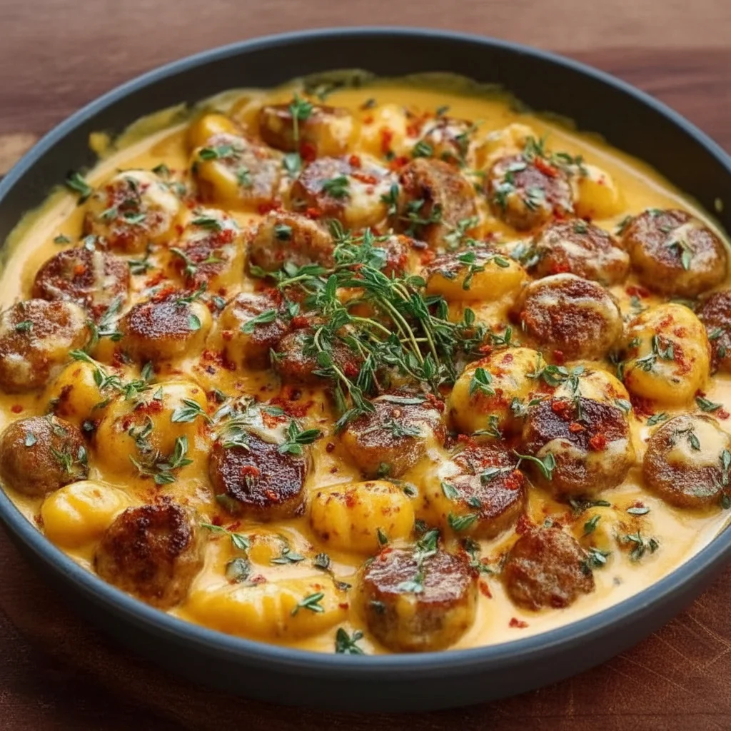 Creamy Butternut Squash Gnocchi Sausage Recipe