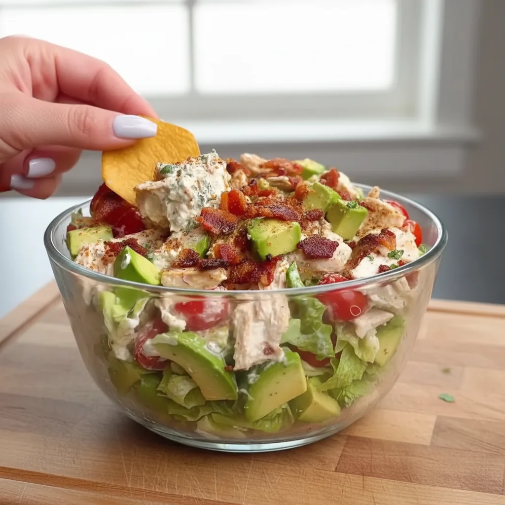 Crunchy BLT Chicken Salad