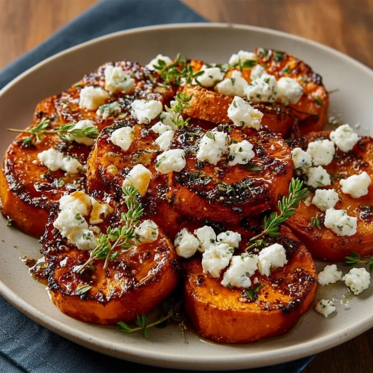 Elegant Honey Feta Sweet Potato Rounds