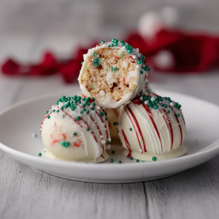 Festive Christmas Tree Cake Truffles