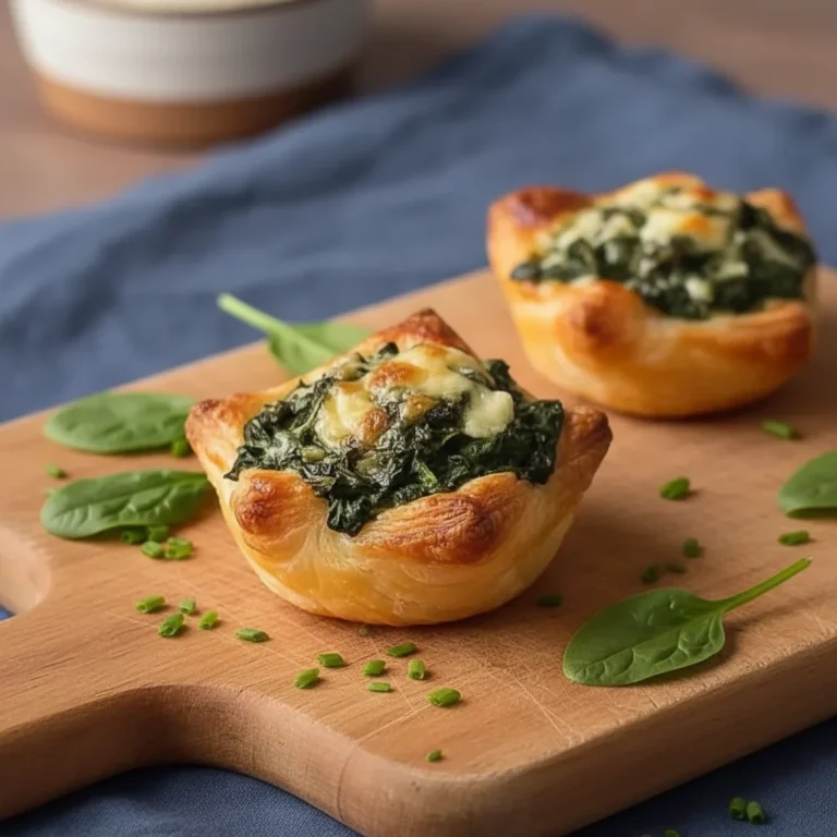 Flaky Baked Spinach Puffs