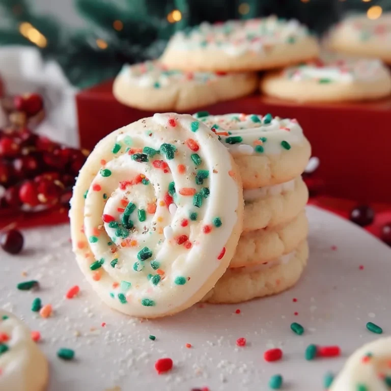 Frosted Christmas Sugar Cookies
