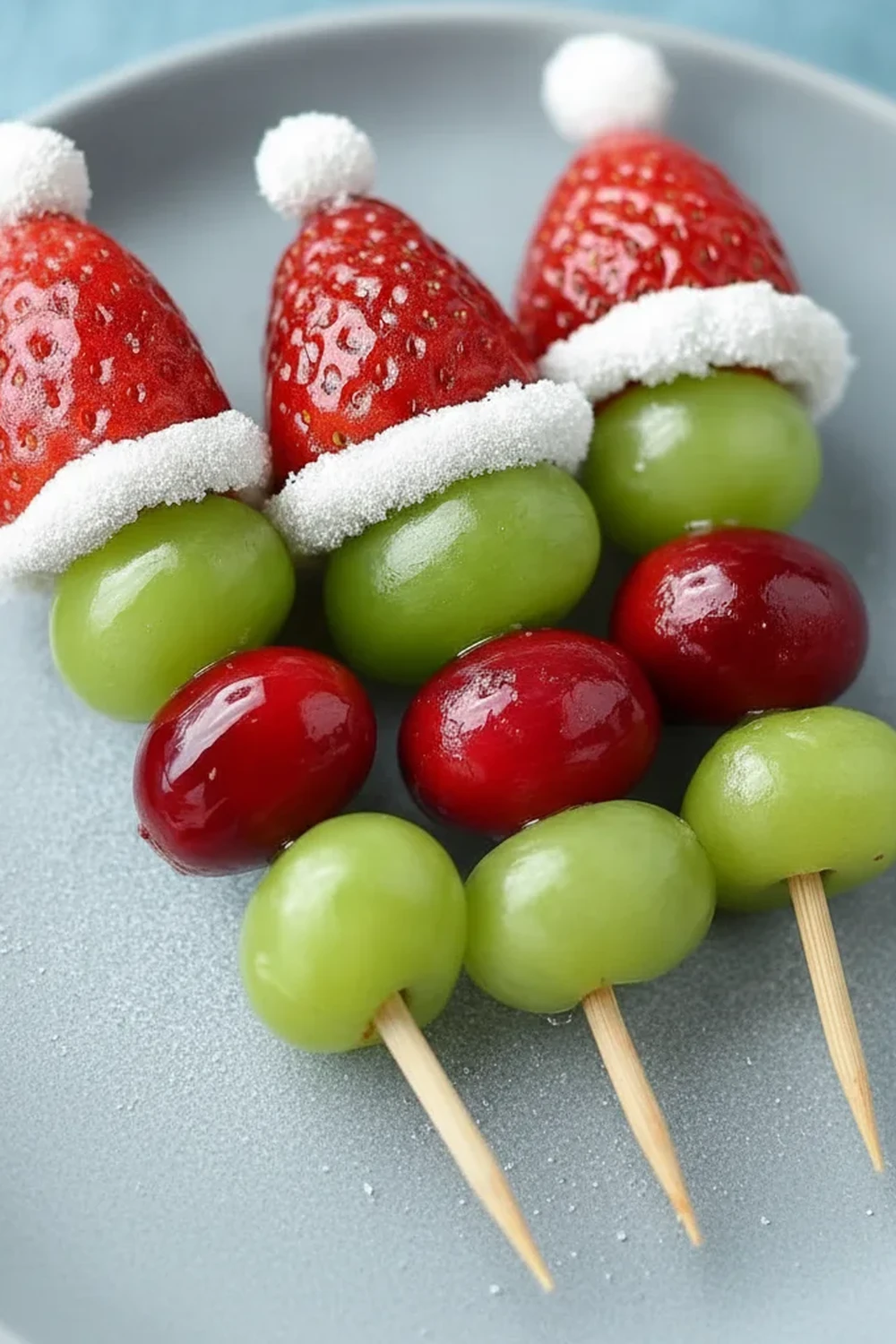 Christmas Fruit Skewers