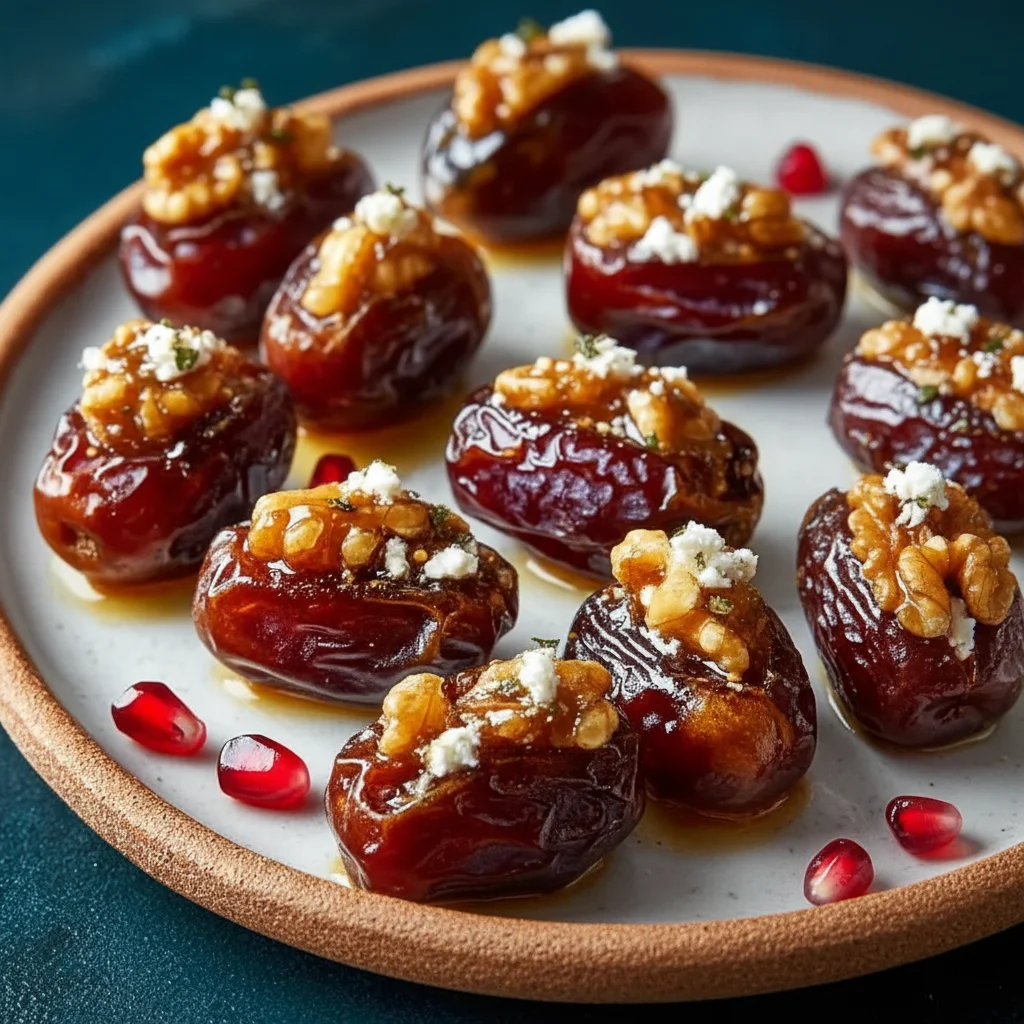Sweet Savory Christmas Stuffed Dates