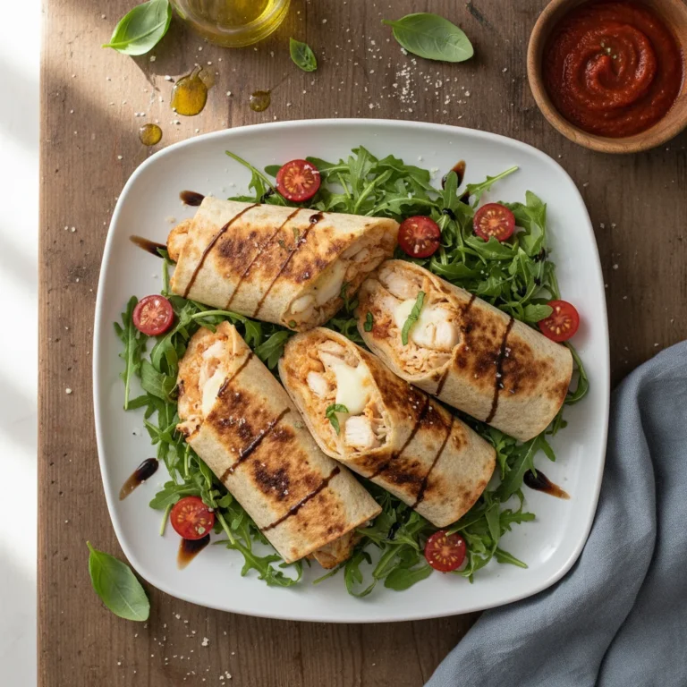 Chicken Mozzarella Wraps Recipe