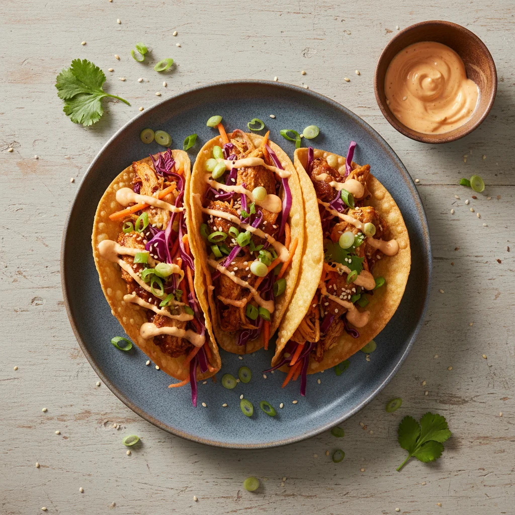 Chicken Wonton Tacos Recipe