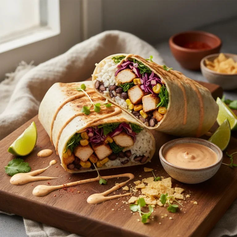 Chipotle Ranch Grilled Chicken Burrito Recipe