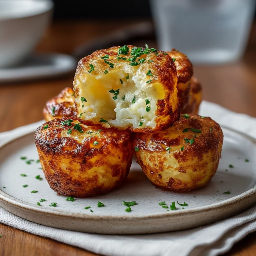 Crispy Mashed Potato Cheese Puffs