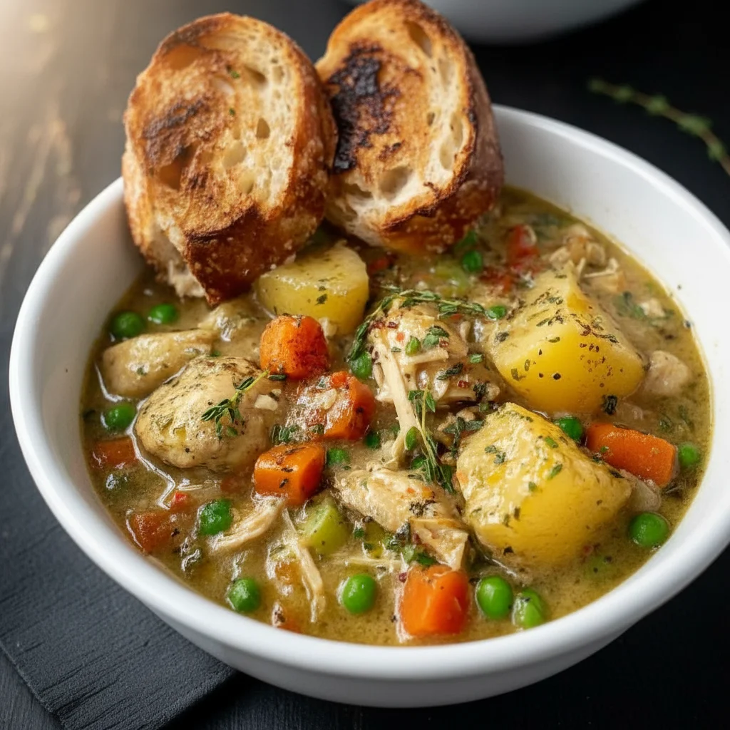 Hearty Slow Cooker Chicken Stew Recipe