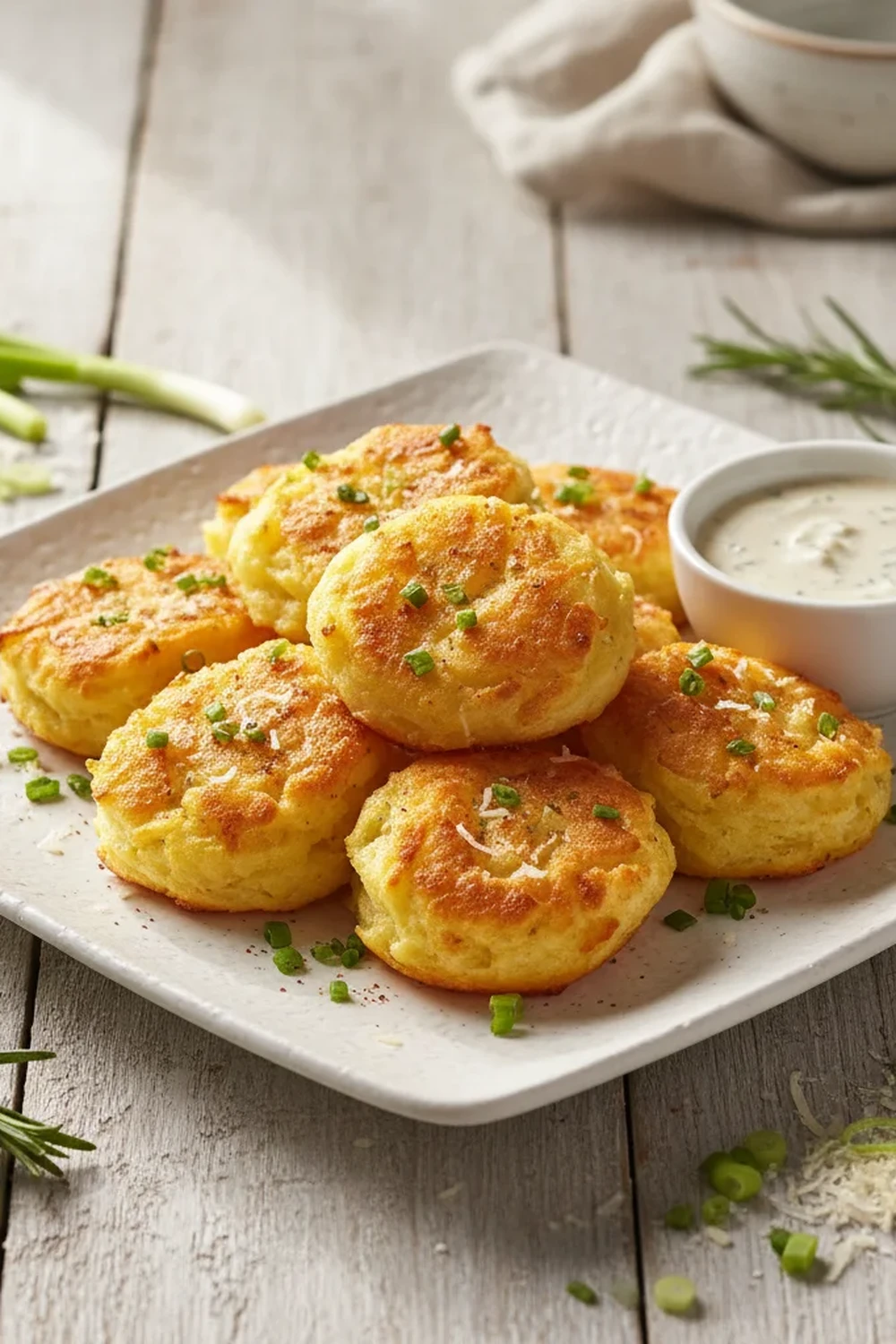 Mashed Potato Cheese Puffs
