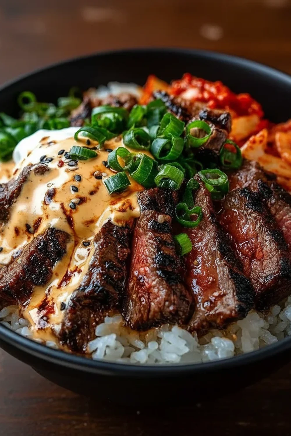 Korean BBQ Steak Rice Bowls
