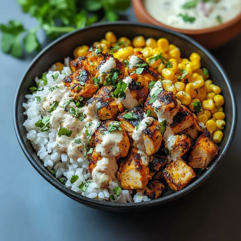 Street Corn Chicken Bowl Recipe