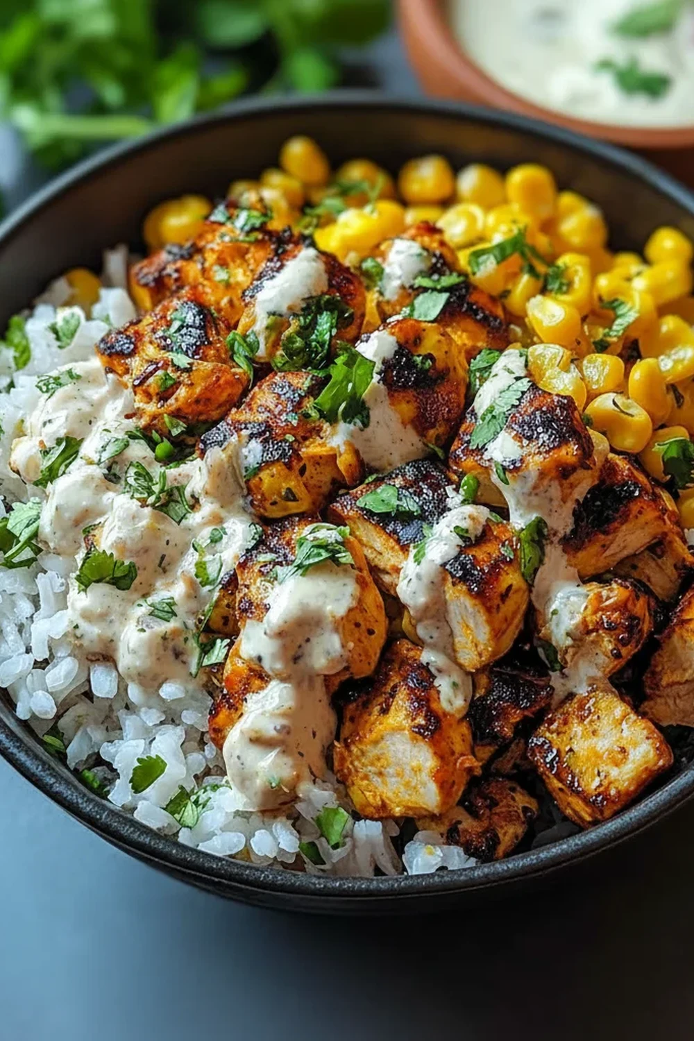 Street Corn Chicken Bowl Recipe