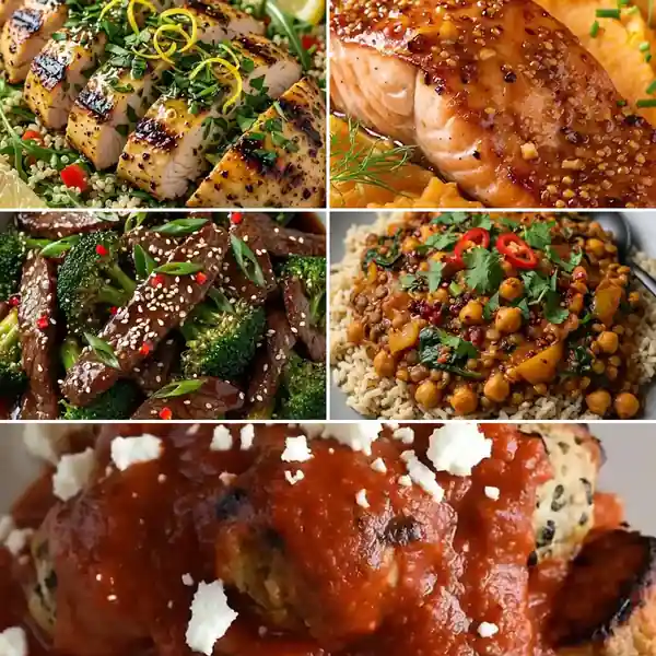 6 High Protein Dinners (30 Grams Or More)