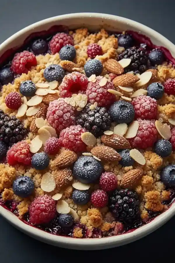 Almond Flour Berry Crumble