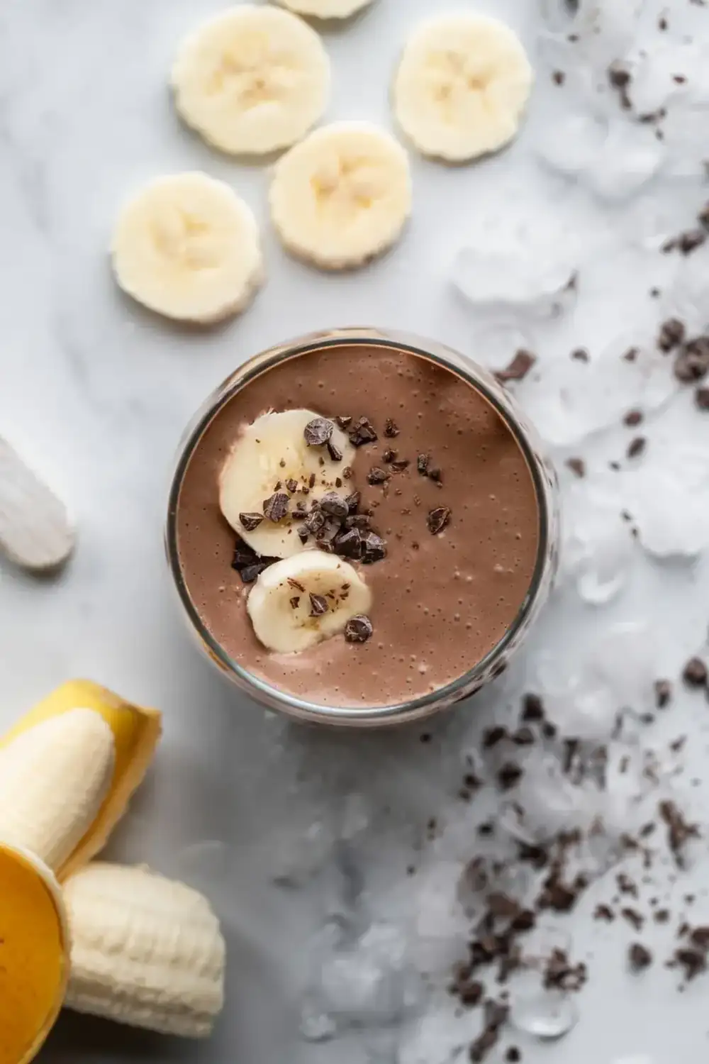Chocolate Peanut Butter Banana Smoothie