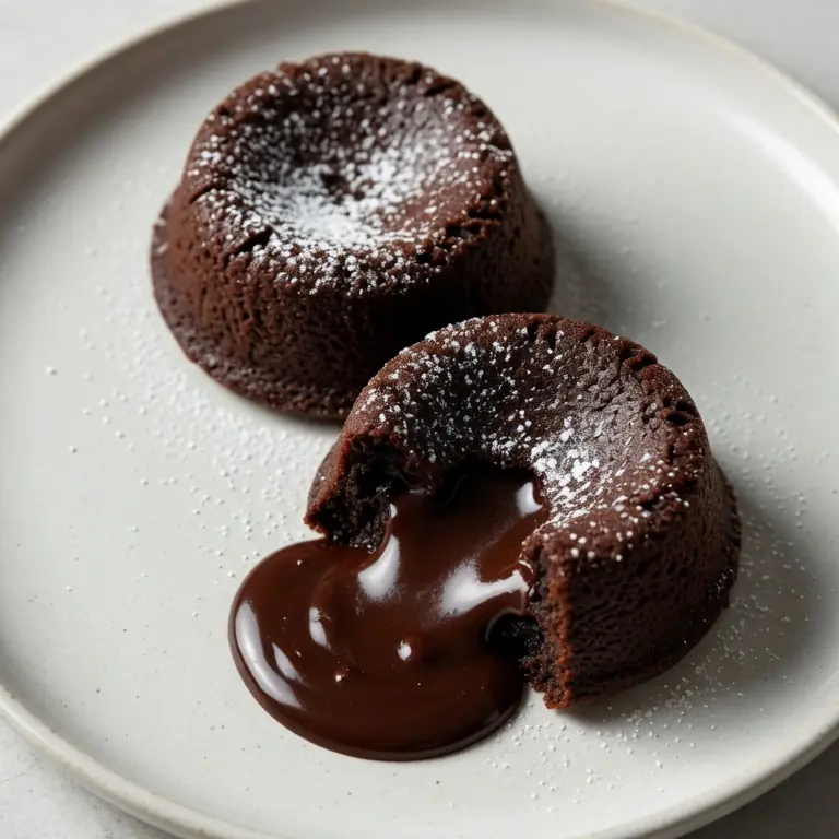 Gooey Chocolate Molten Lava Cakes (Quick & Easy)