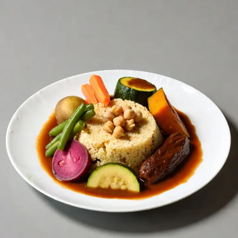 Moroccan Couscous With Seven Vegetables