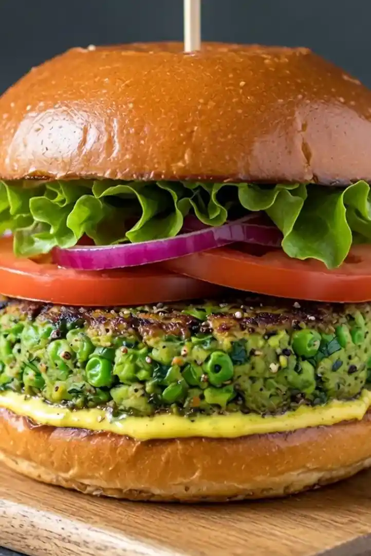 Pea‑Protein Veggie Burgers