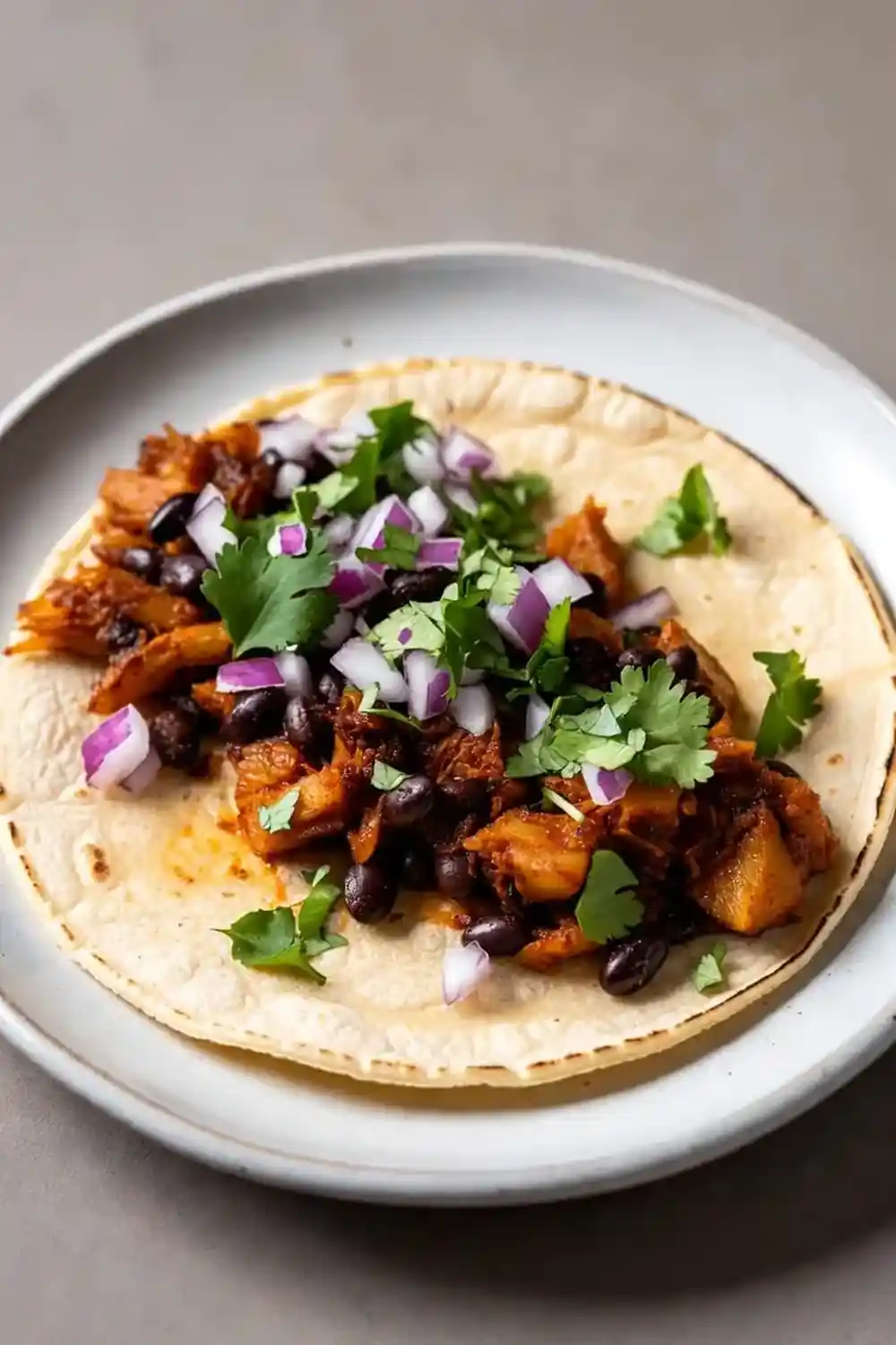 Smoky Jackfruit & Black Bean Tacos