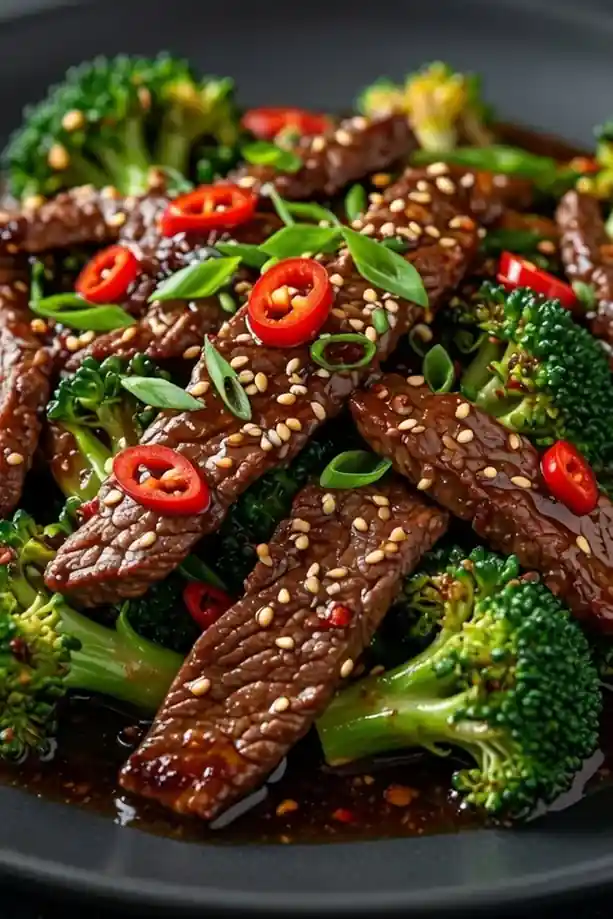 Spicy Beef & Broccoli Stir‑Fry