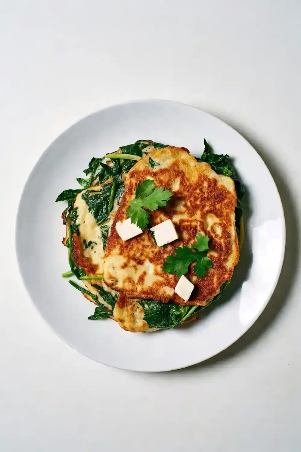 Spinach & Feta Egg White Omelette