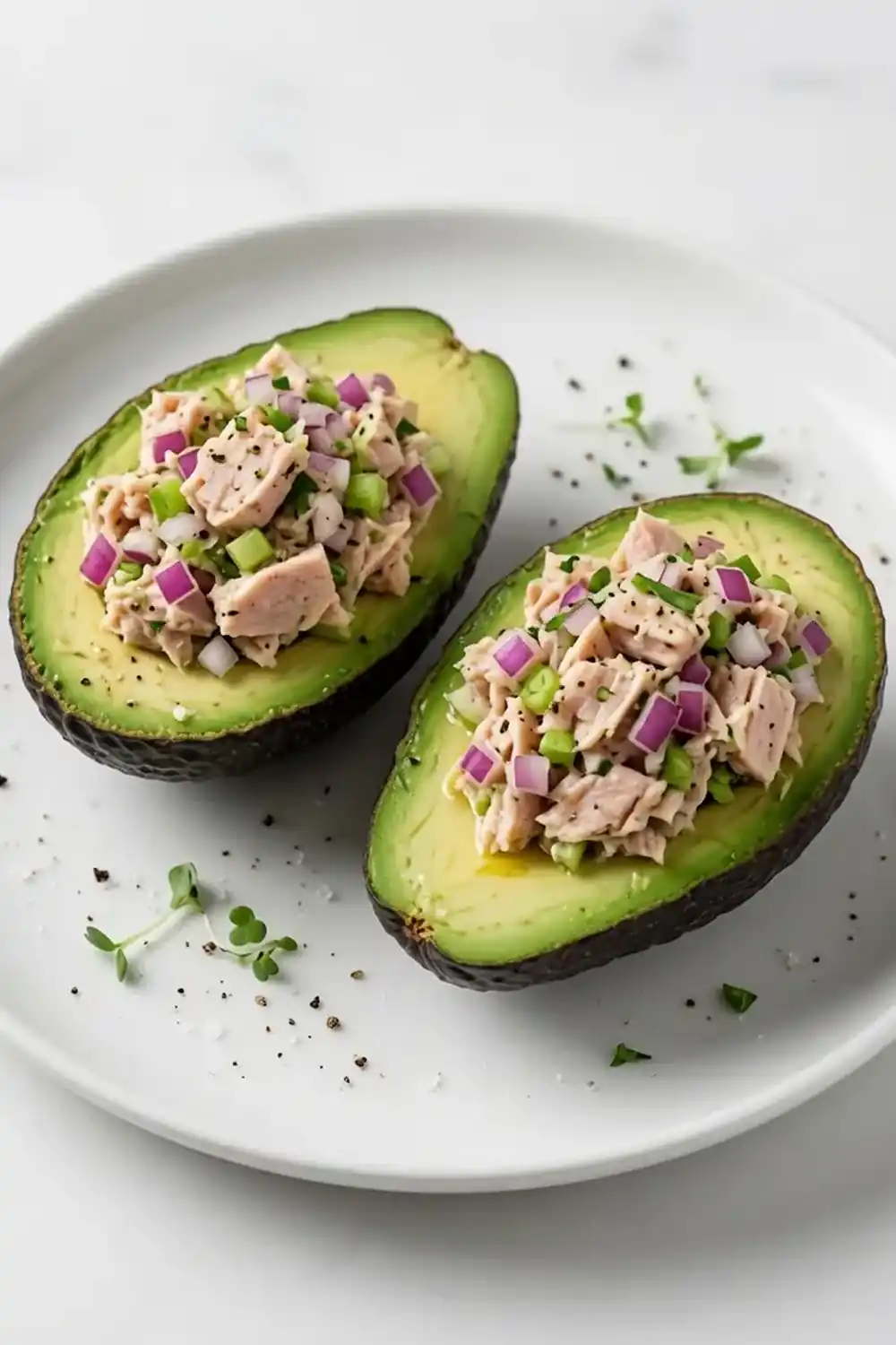 Tuna‑Stuffed Avocado