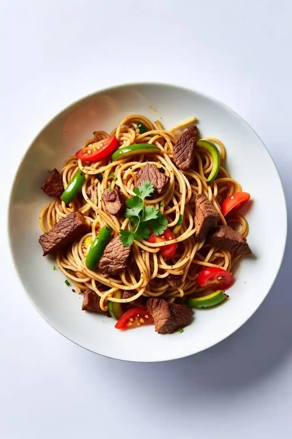 Zucchini Noodle Stir‑Fry with Beef